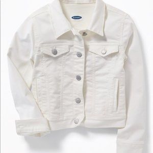 Vintage 90s White Denim Jacket - image 1